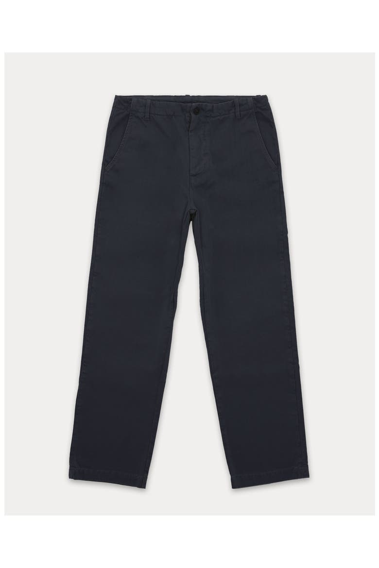 Hector Herringbone Cotton Trousers, Main, color, Blue