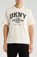 DKNY SPORTSWEAR Varsity Crest Cotton T-Shirt