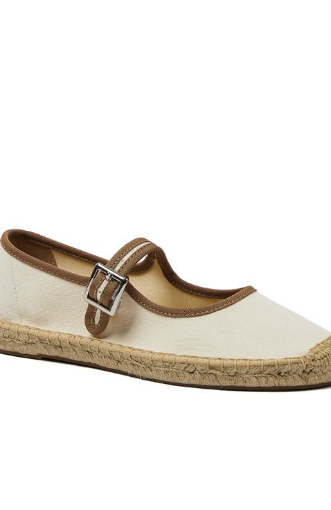 Mary Jane Espadrille Flats