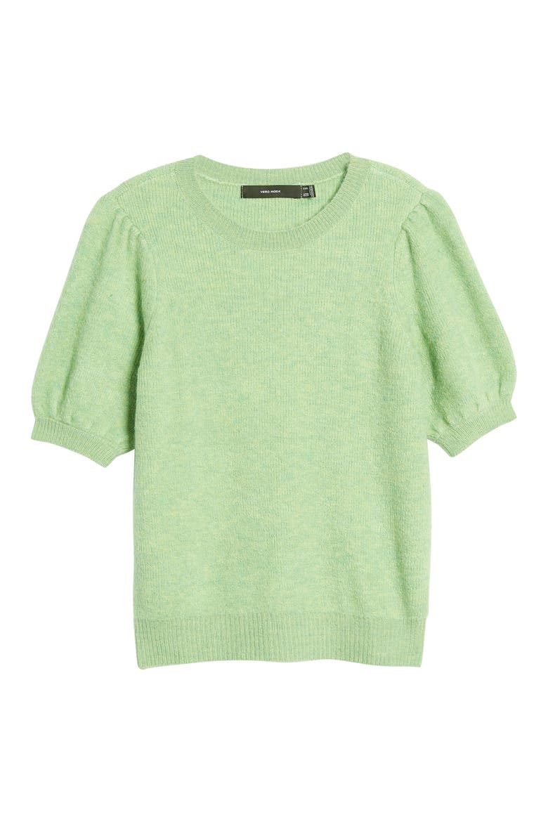 Lefile Puff Sleeve Sweater, Alternate, color, SPRUCESTONE