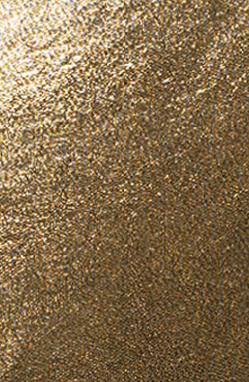 Betsy & Adam Metallic Corset Sleeveless Mermaid Gown In Gold