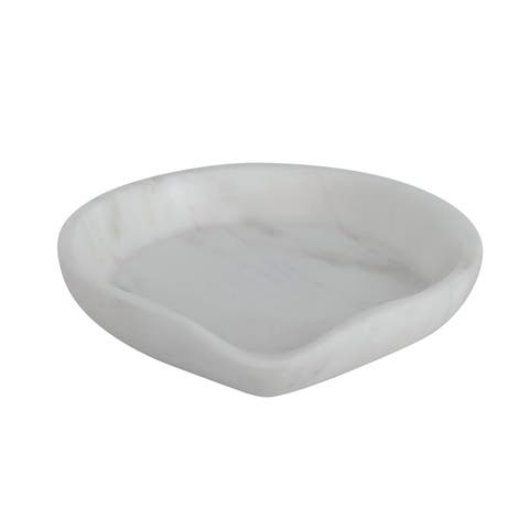 White Marble Spoon Rest