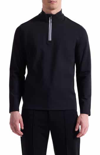 Solid Quarter Zip Pullover