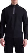 Bugatchi Solid Quarter Zip Pullover