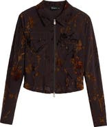 Desigual Zip Front Long Sleeve Shirt