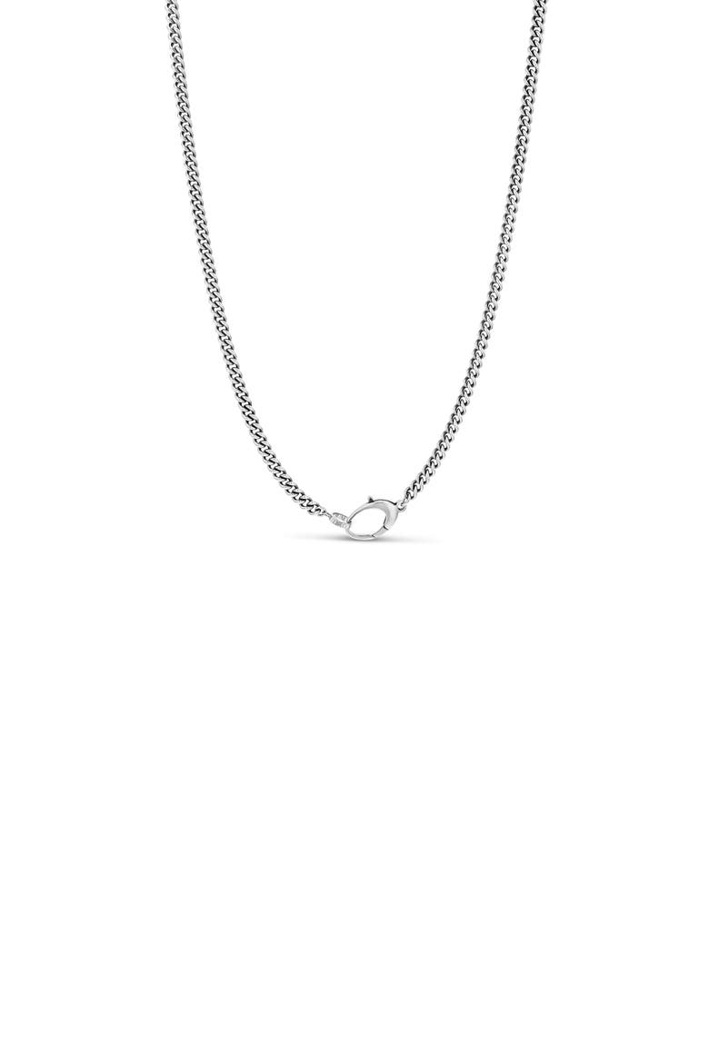Mr Lowe Curb Chain Necklace, Alternate, color, Sterling Silver