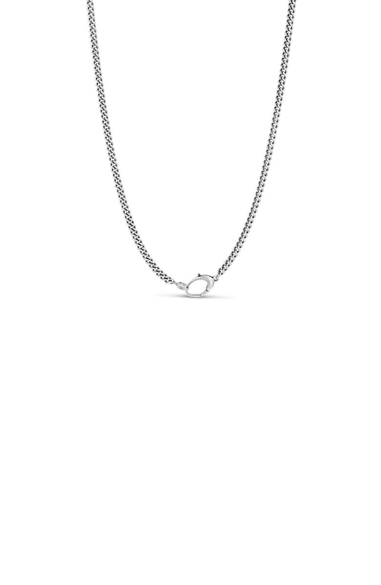 Mr Lowe by Sheryl Lowe Mr Lowe Curb Chain Necklace, Alternate, color, Sterling Silver