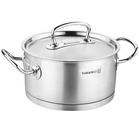 Proline Professional Series 1.5 Liter Stainless Steel Low Casserole with Lid
