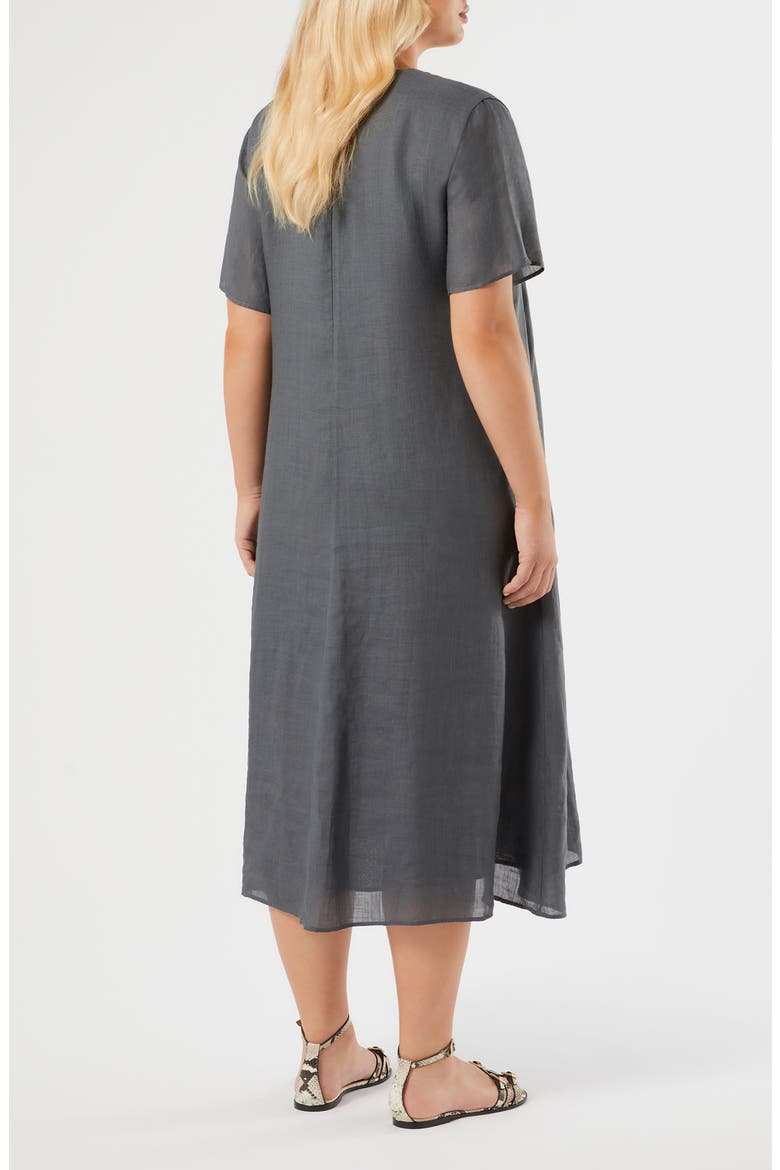 Velogio Midi Dress, Alternate, color, MEDIUM GREY