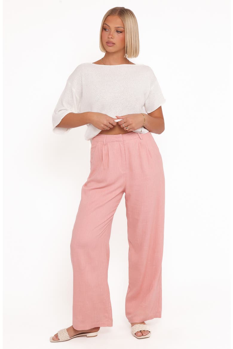 Dean Pleated Front Pants, Alternate, color, LIGHT PINK