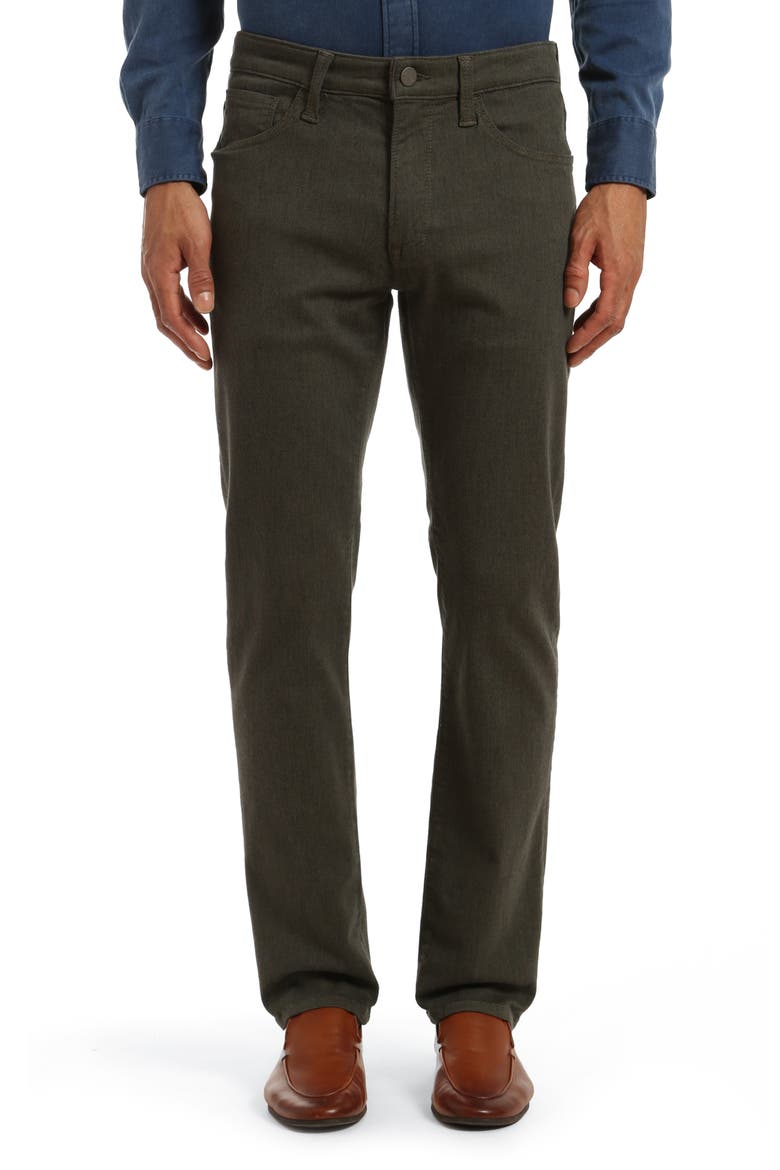 Charisma Relaxed Fit Stretch Five-Pocket Pants, Main, color, FOREST DIAGONAL