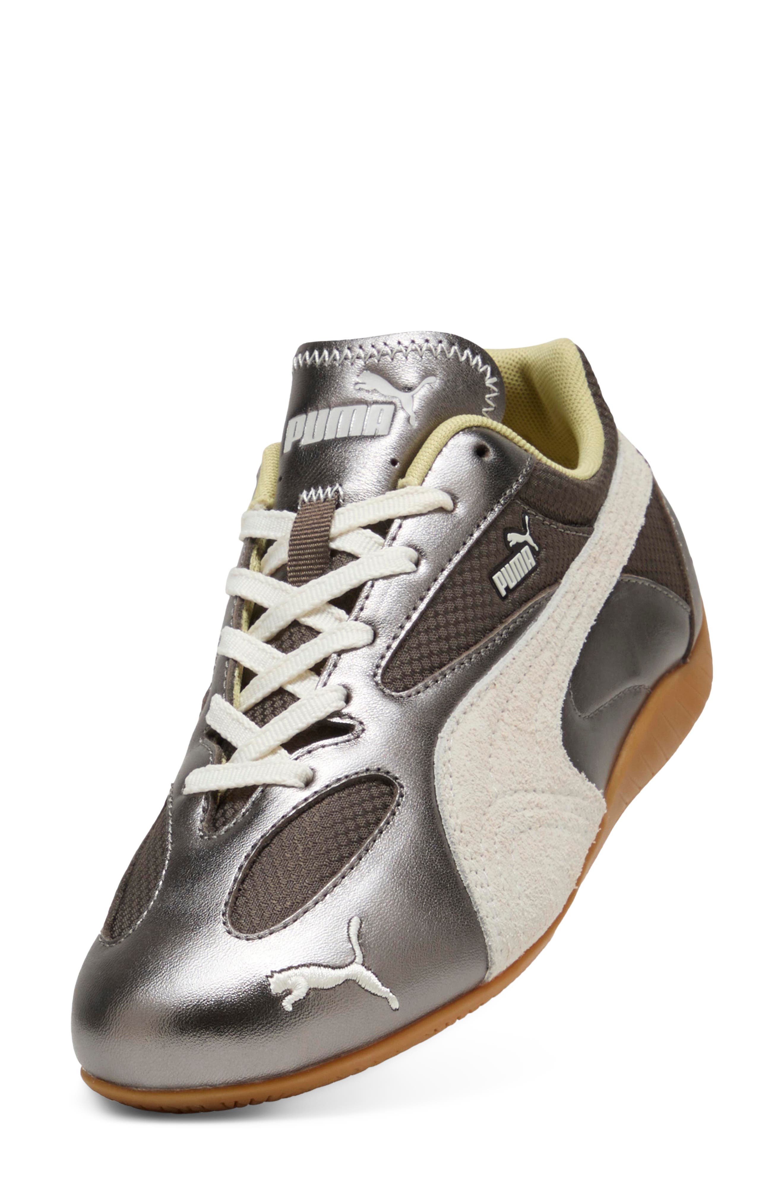 Speedcat Lou Metallic Sneaker, Alternate, color, MATTE BRONZE/ GUM