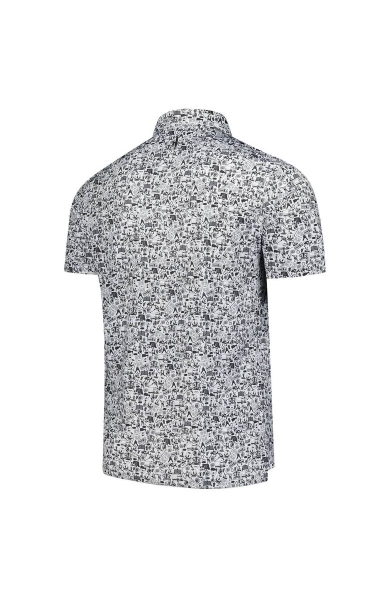 johnnie-O Men's johnnie-O  Black/White Pittsburgh Penguins Slapshot Polo, Alternate, color, Black