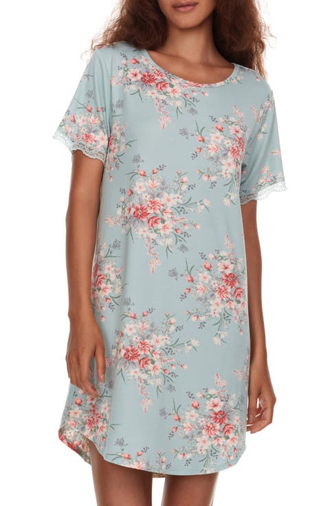 Kathleen Floral Print Sleep Shirt