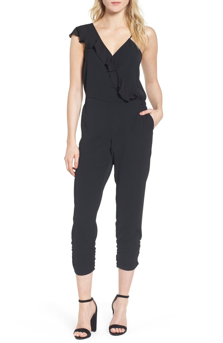 Parker Addison Asymmetrical Jumpsuit, Main, color, 