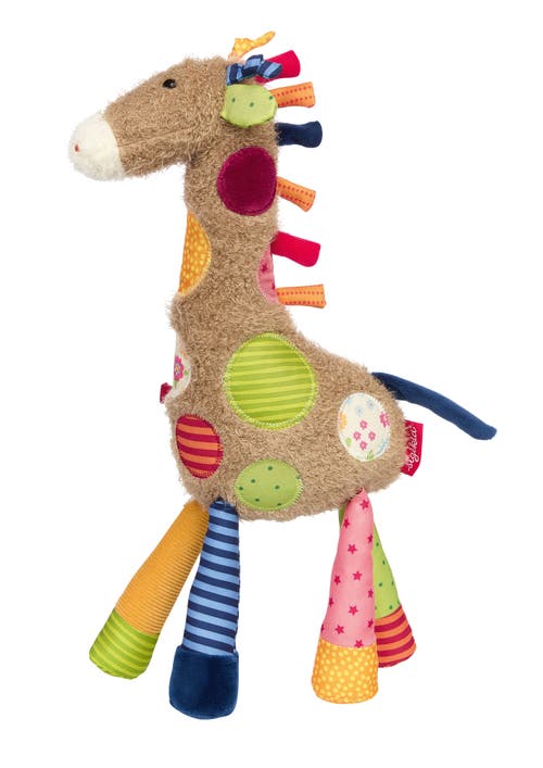 SIGIKID SIGIKID PATCHWORK GIRAFFE PLUSH TOY
