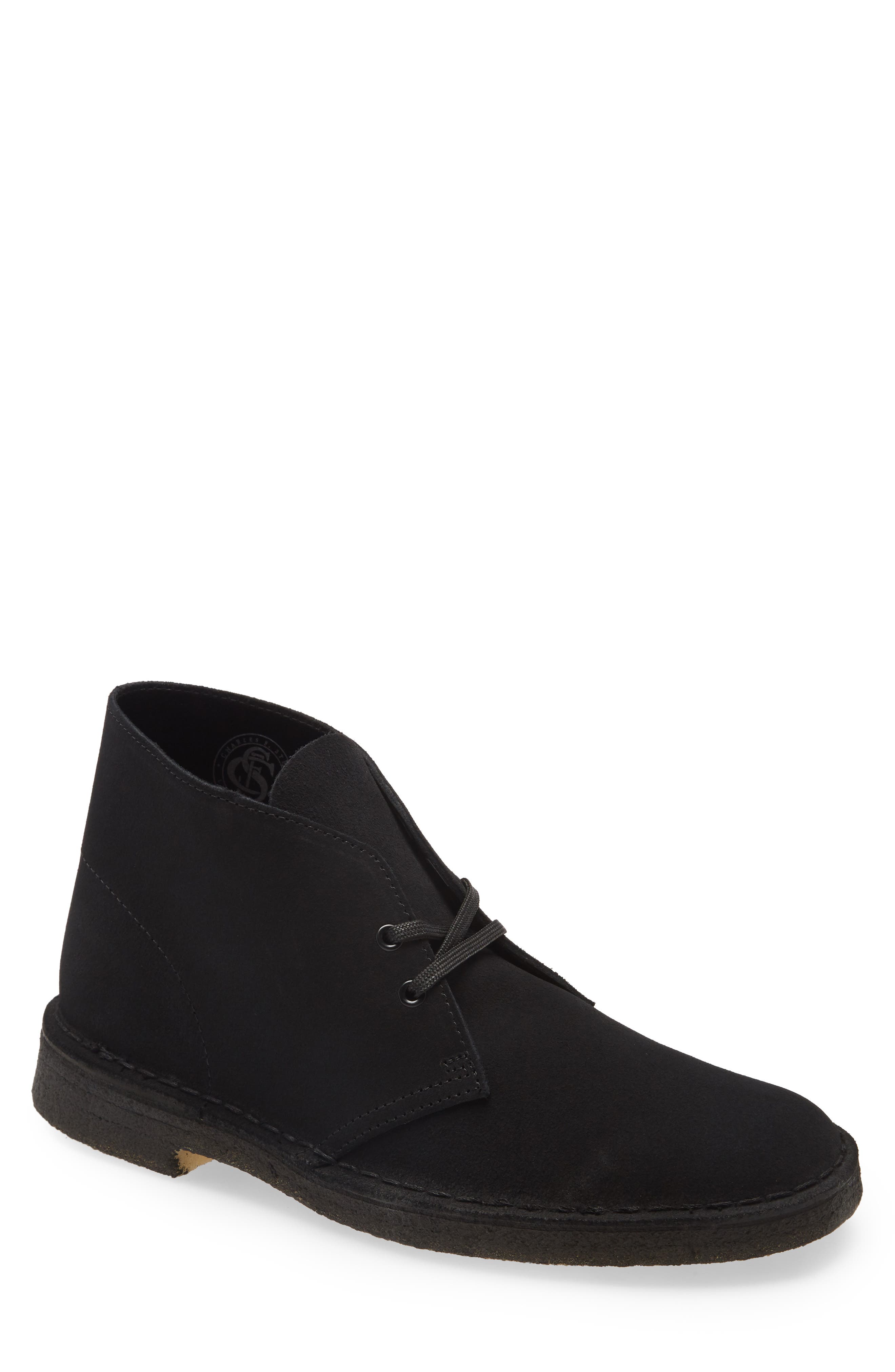 Clarks<sup>®</sup> Originals 'Desert' Boot, Main, color, Black Sde