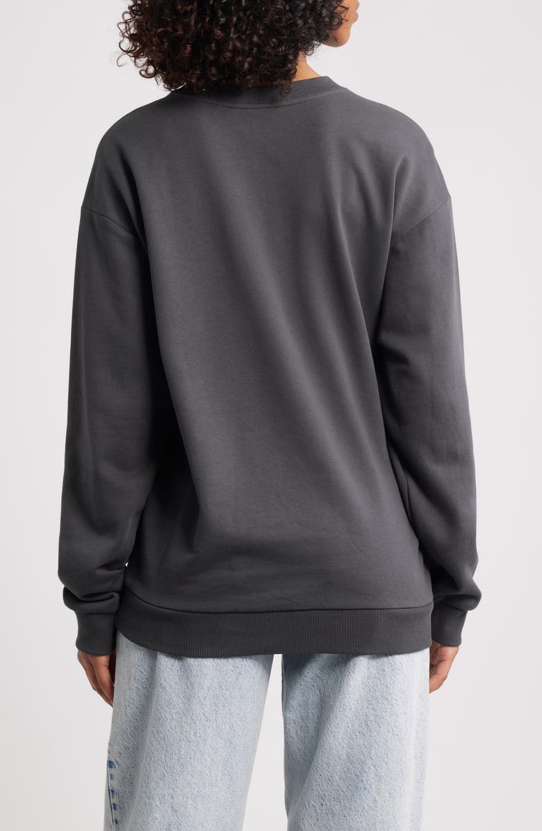 GOLDEN HOUR Peanuts<sup>®</sup> Snoopy Puff Print Graphic Sweatshirt, Alternate, color, Pirate Black