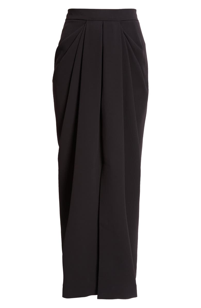 Max Mara Ridente Drape High Waist Maxi Skirt, Alternate, color,