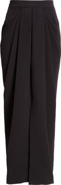 Max Mara Ridente Drape High Waist Maxi Skirt
