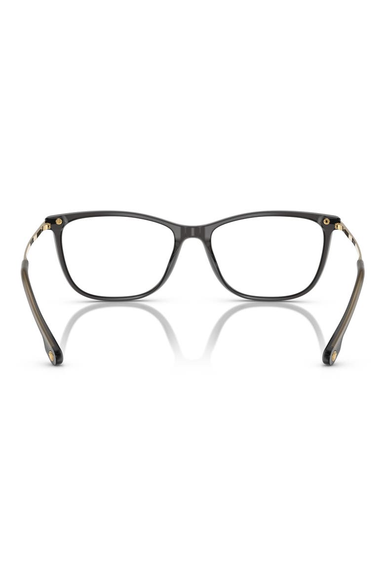 54mm Cat Eye Optical Glasses, Alternate, color, SHINY BLACK