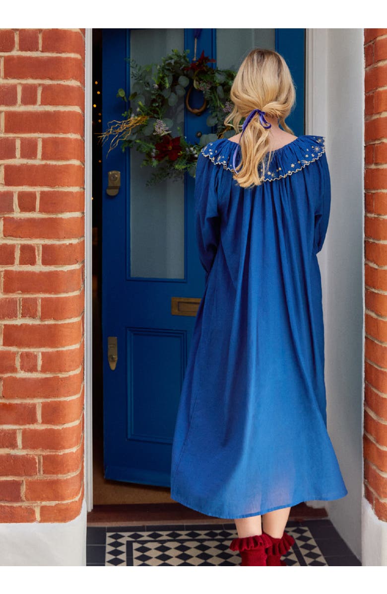 If Only If Pandora Celestial Nightdress, Alternate, color, Navy