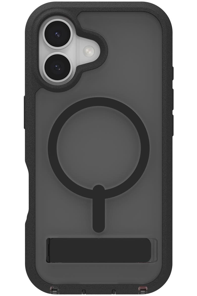 Rainier Snap MagSafe Case with Kickstand, Alternate, color, Black
