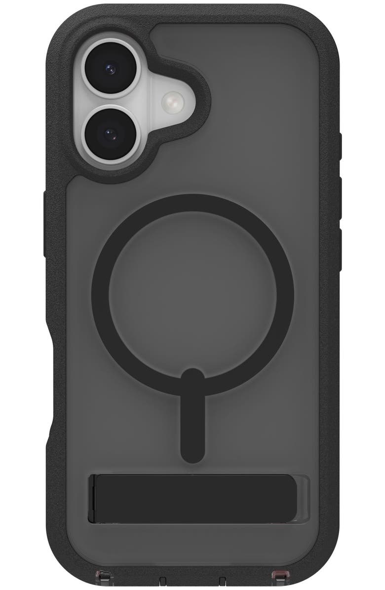 ZAGG Rainier Snap MagSafe Case with Kickstand, Alternate, color, Black