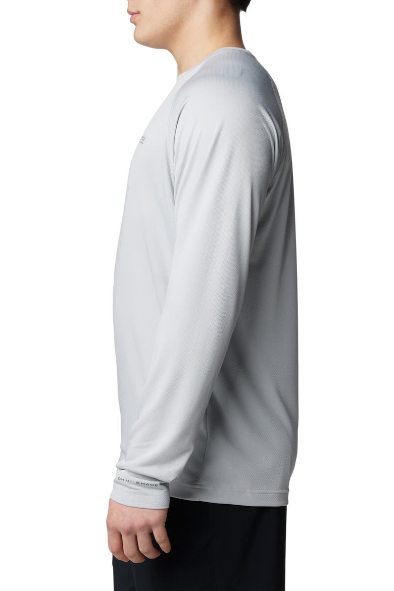 PFG Solar Stream™ Long Sleeve Performance T-Shirt, Alternate, color, COOL GREY
