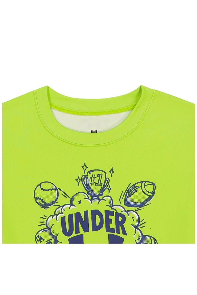 Kids' Sports T-Shirt & Pants Set, Alternate, color, GREEN CITRINE