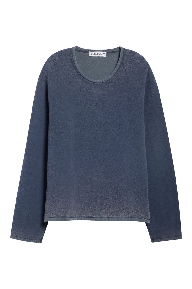 Double Lock U-Neck Sweatshirt, Main, color, GRAPE ALLOY