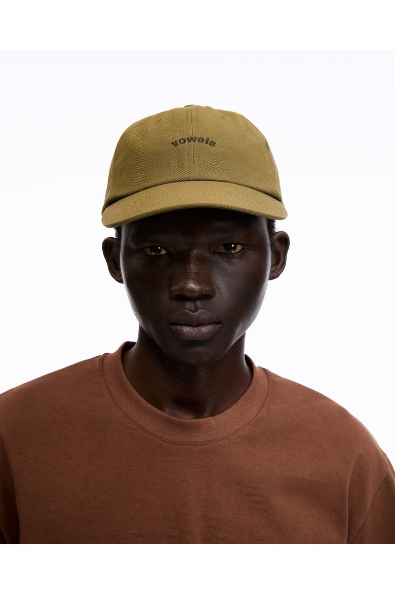Cotton Twill Logo Cap, Alternate, color, Olive