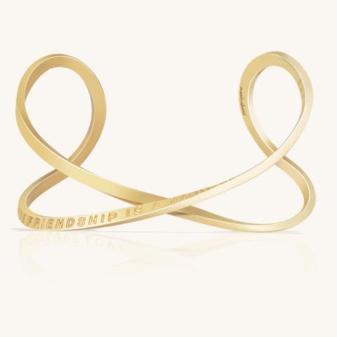 A True Friendship Is A Journey Without An End - Infinity Cuff