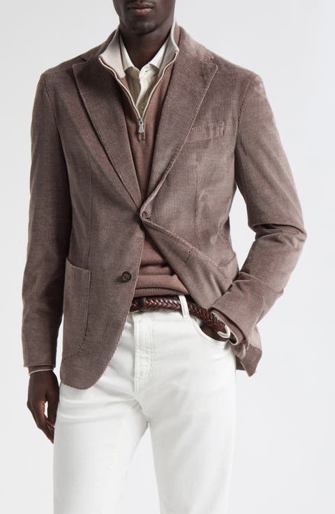 Cotton and Cashmere Corduroy Sport Coat