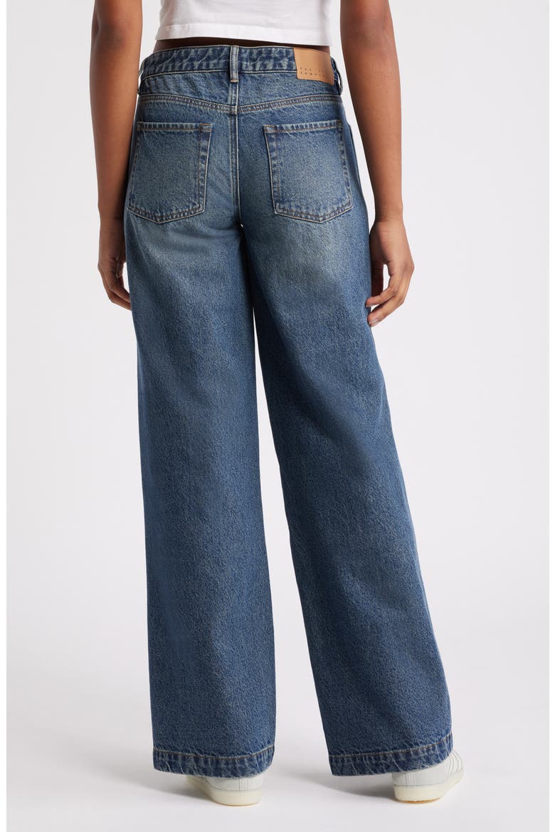 Mel Low Rise Baggy Wide Leg Jeans, Alternate, color, MEDIUM INDIGO