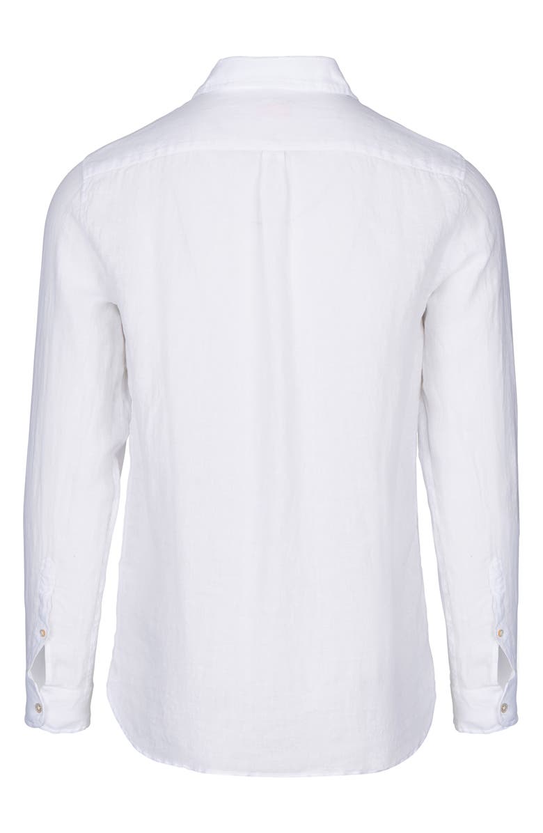 Swims Amalfi Linen Button-Up Shirt, Alternate, color, 