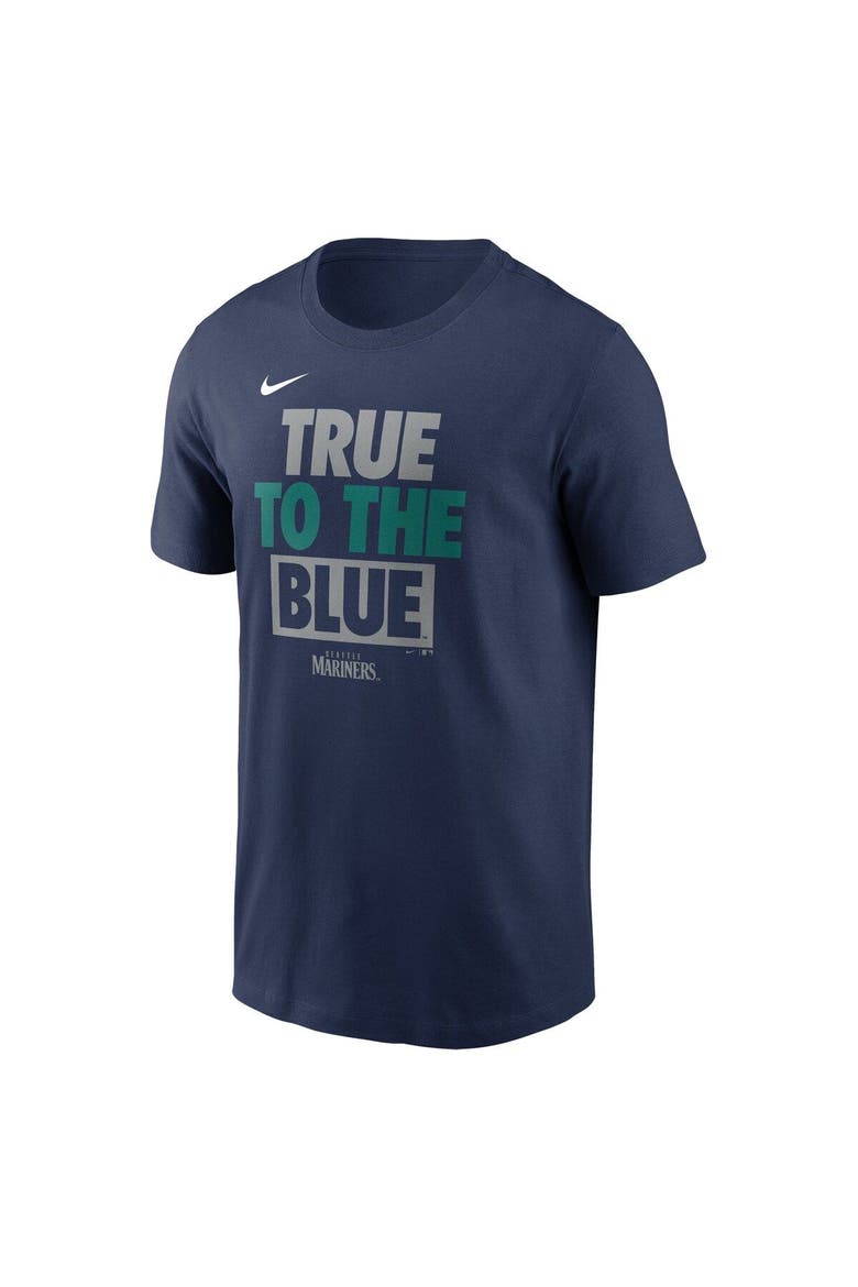 Men's Nike Navy Seattle Mariners Rally Rule T-Shirt, Alternate, color, Navy