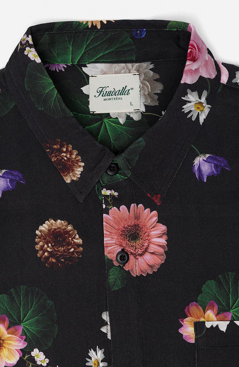 KUWALLA Floral Button-Up Shirt, Alternate, color, 