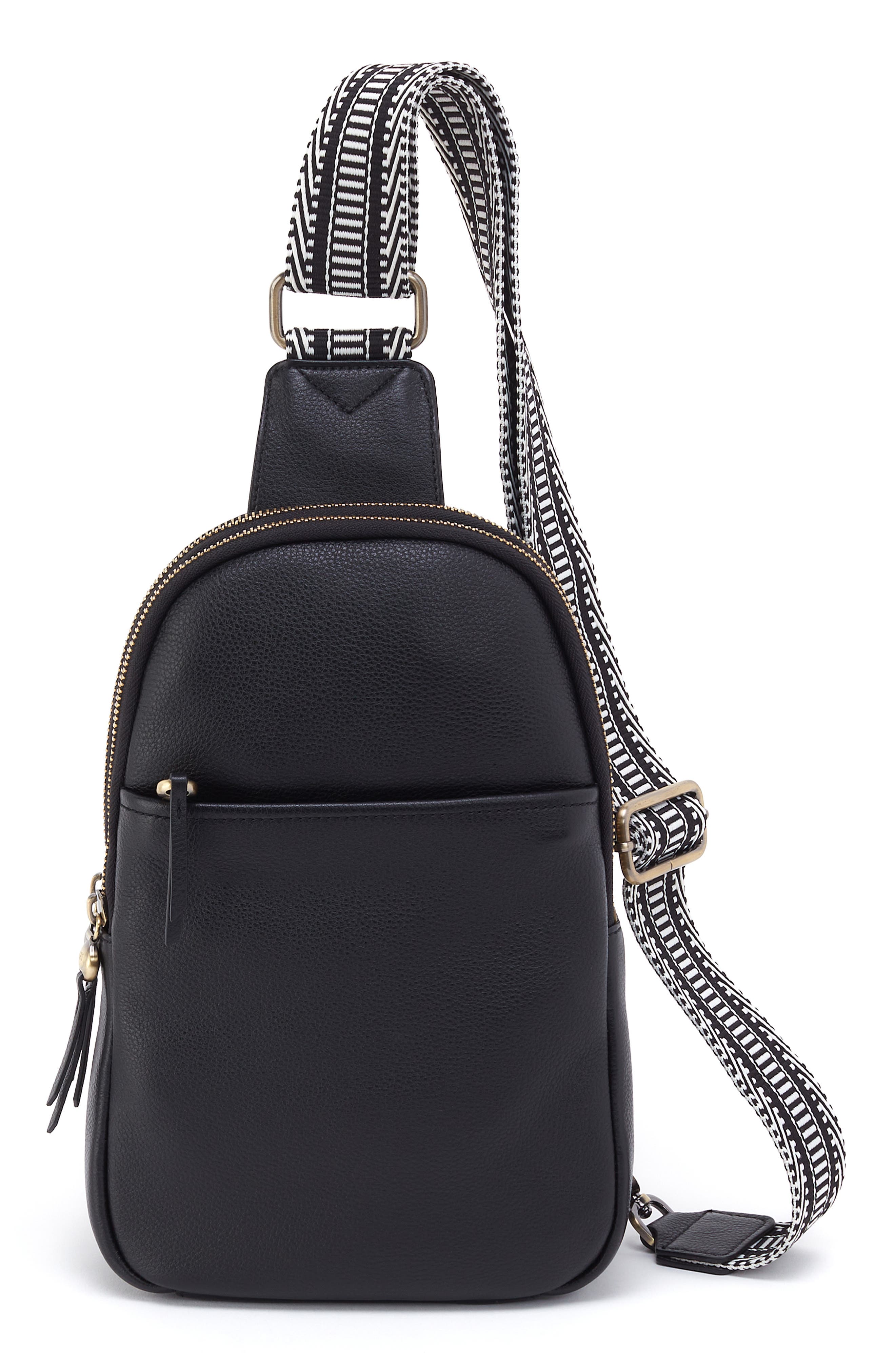 HOBO Cass Leather Sling Bag, Main, color, 