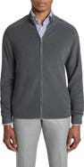 Jack Victor Murray Organic Cotton & Silk Zip Cardigan