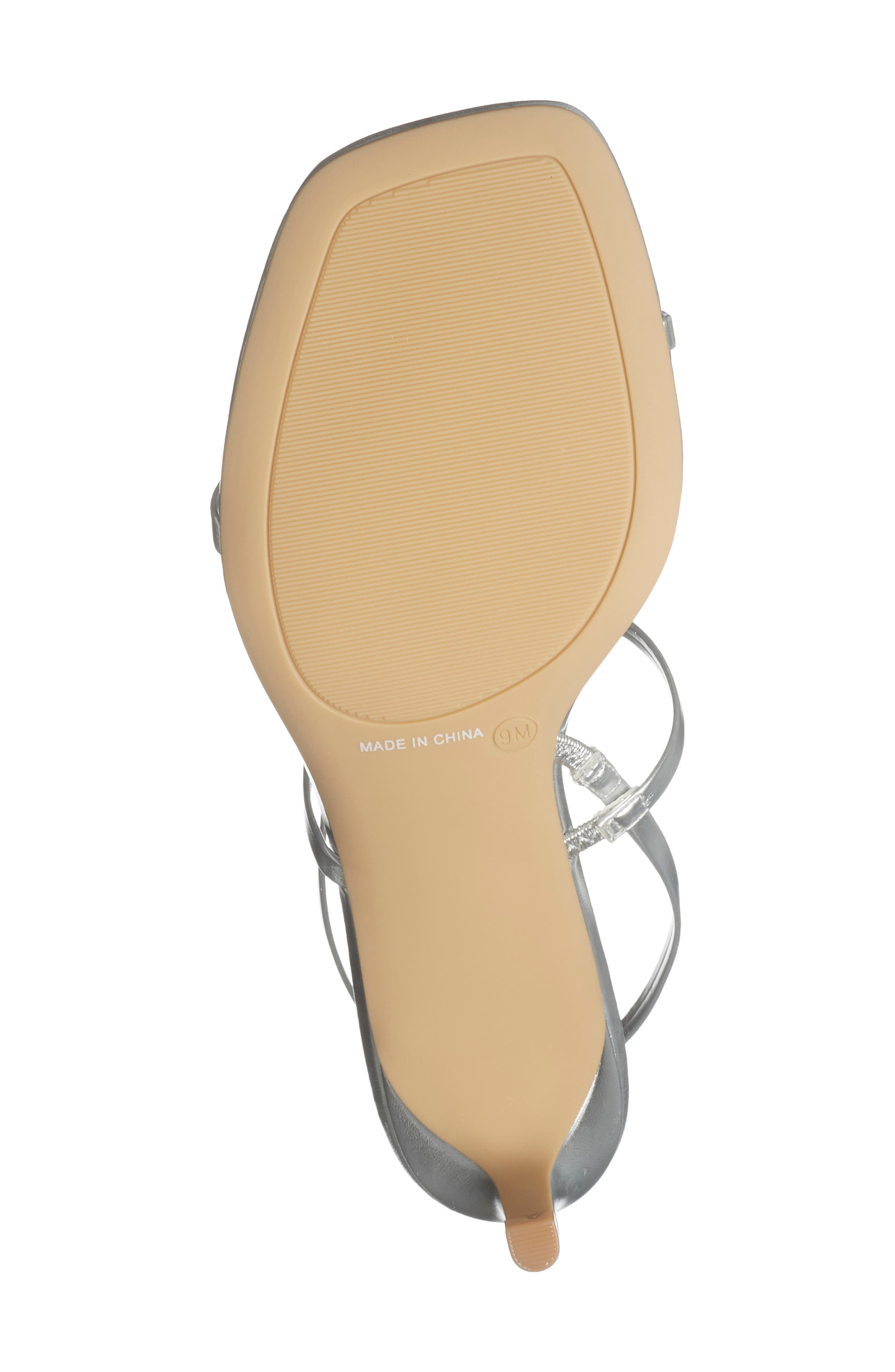 Abound Petra Kitten Heel Sandal, Alternate, color, Silver Metallic