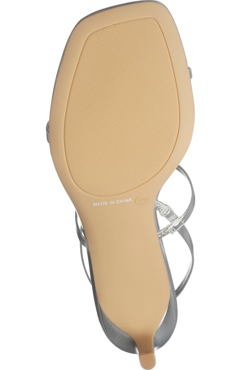 Abound Petra Kitten Heel Sandal, Alternate, color, Silver Metallic