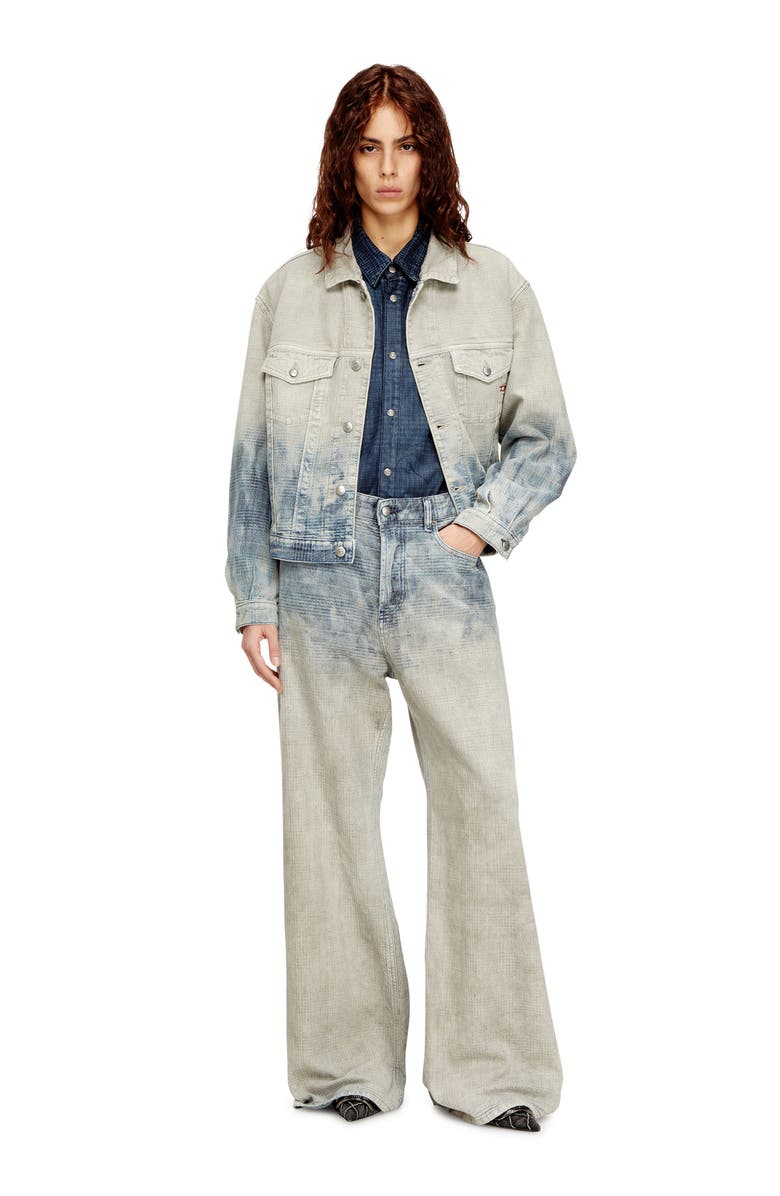 DIESEL<sup>®</sup> D-Ranger Prince of Wales Jacquard Denim Jacket, Alternate, color,