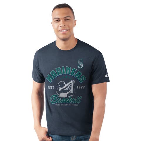 Men's Starter  Navy Seattle Mariners Prime Time Batter T-Shirt