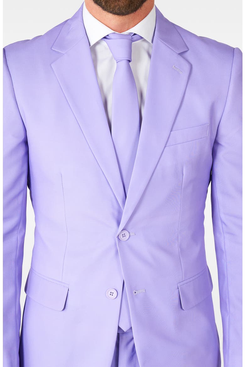 Lavish Lavender Slim Fit Two-Piece Suit & Tie Set, Alternate, color, LAVENDER