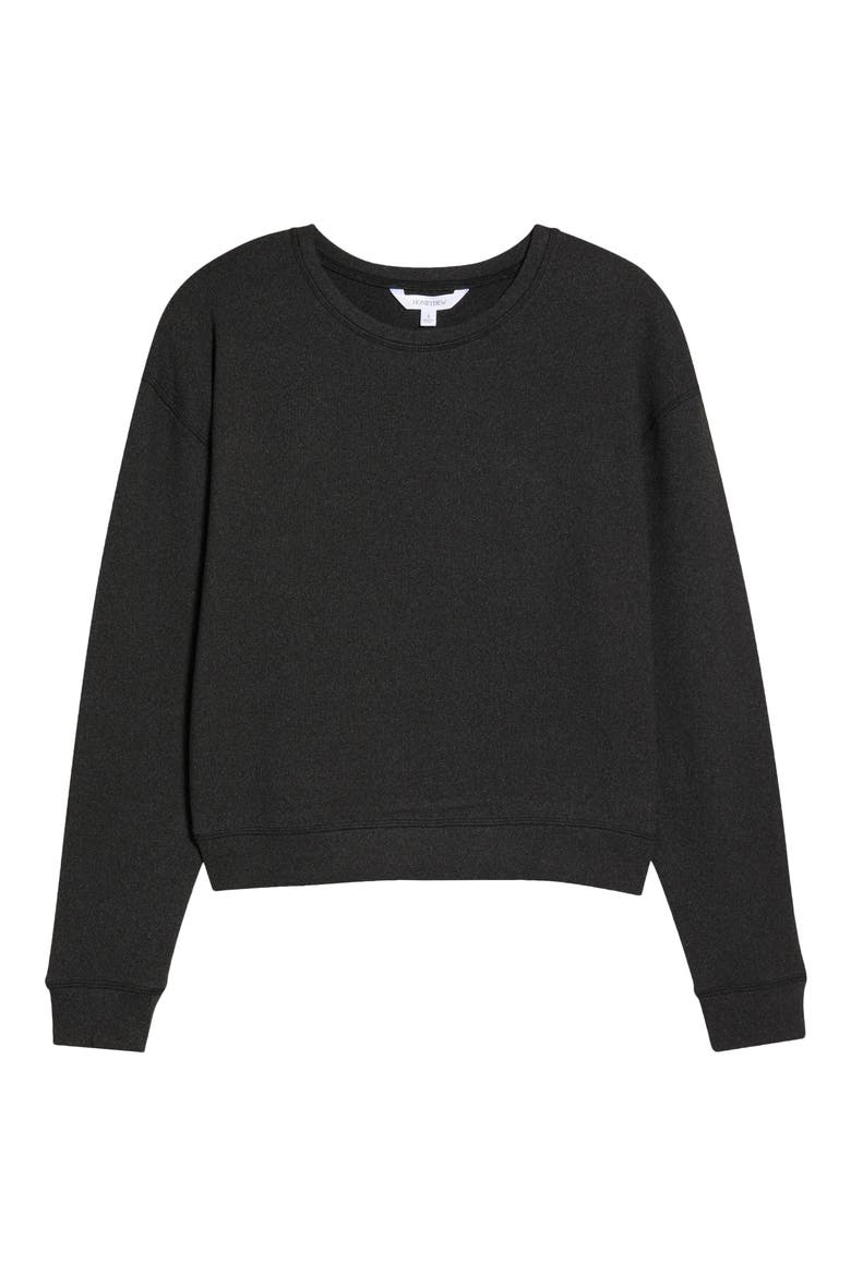 Forever Luxe Long Sleeve Top, Alternate, color, CHARCOAL