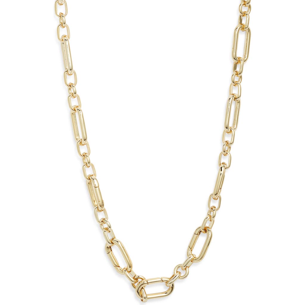 The Sis Kiss Collectors Charm Necklace In Gold