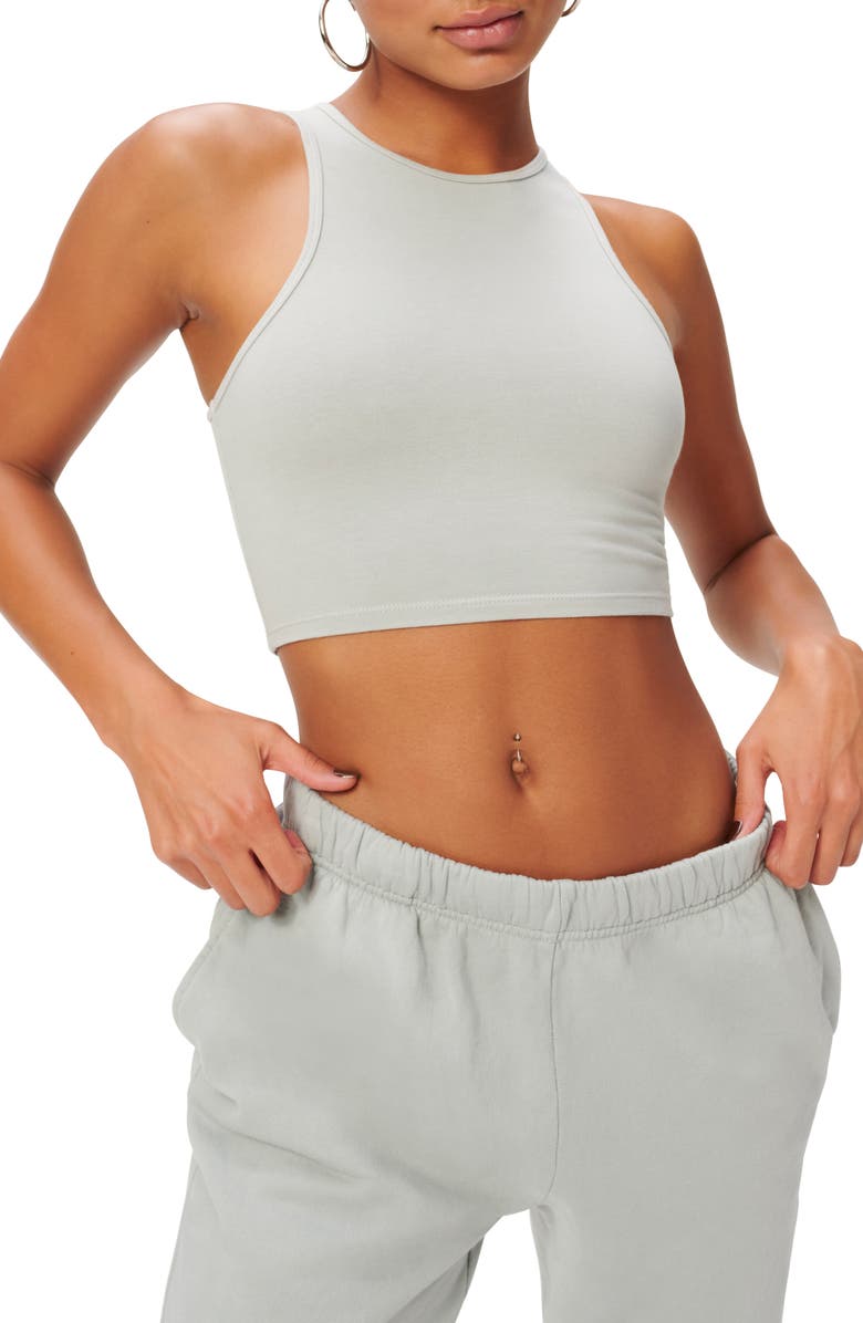 Good American Crop Muscle Tank, Alternate, color,