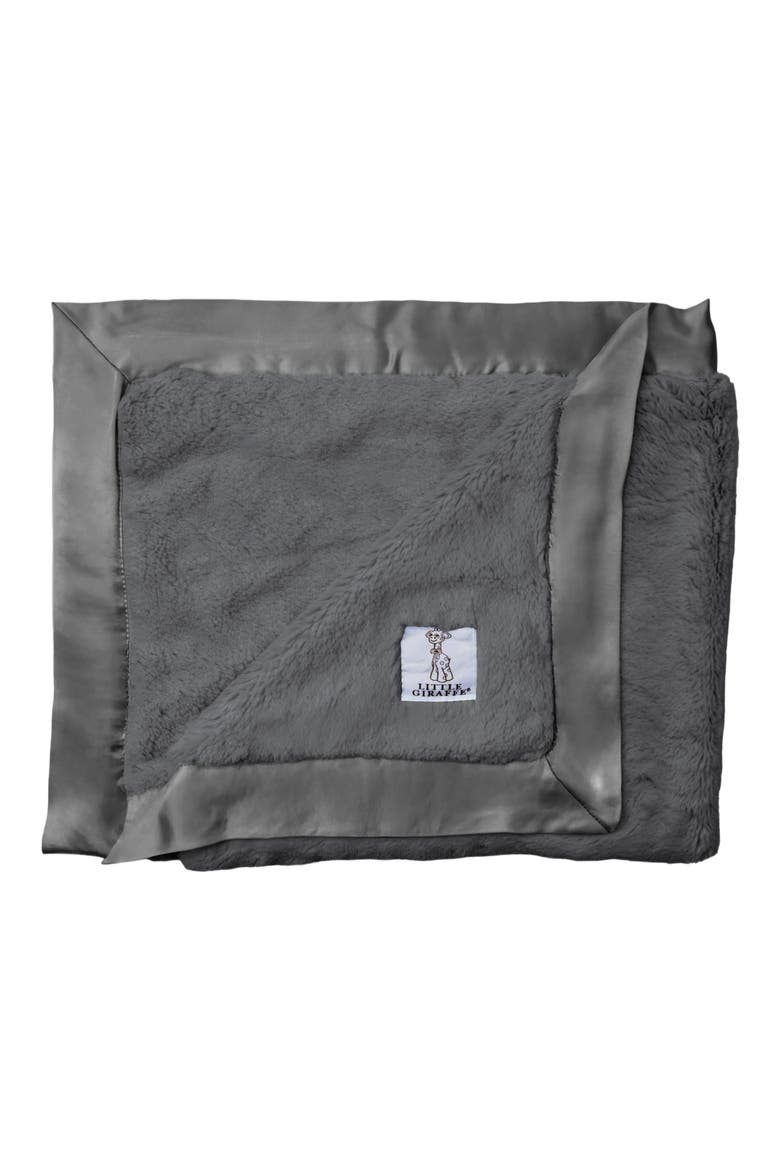 Luxe Baby Blanket, Main, color, CHARCOAL