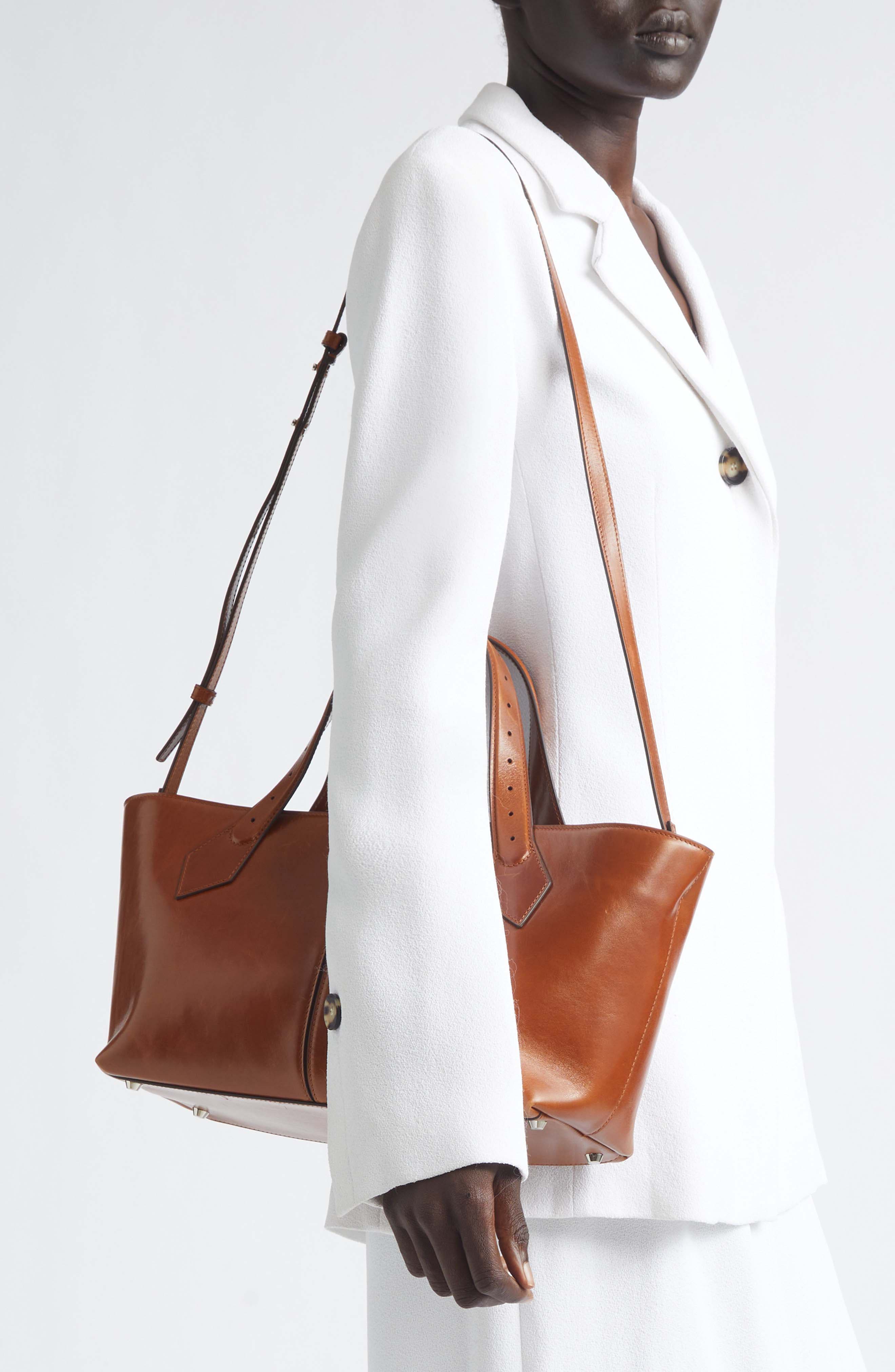 Chelsea Leather East/West Tote, Alternate, color, SADDLE